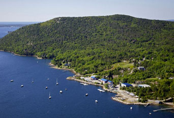 Aerial photo of John Williams Boat Company